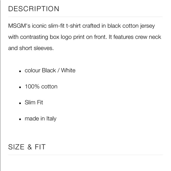 Authentic MSGM Tshirt, made in Italy - Picture 5 of 10